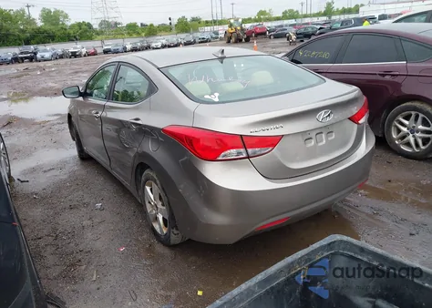 2013 Hyundai Elantra Gls из США, поврежденный, VIN 5NPDH4AE3DH191899